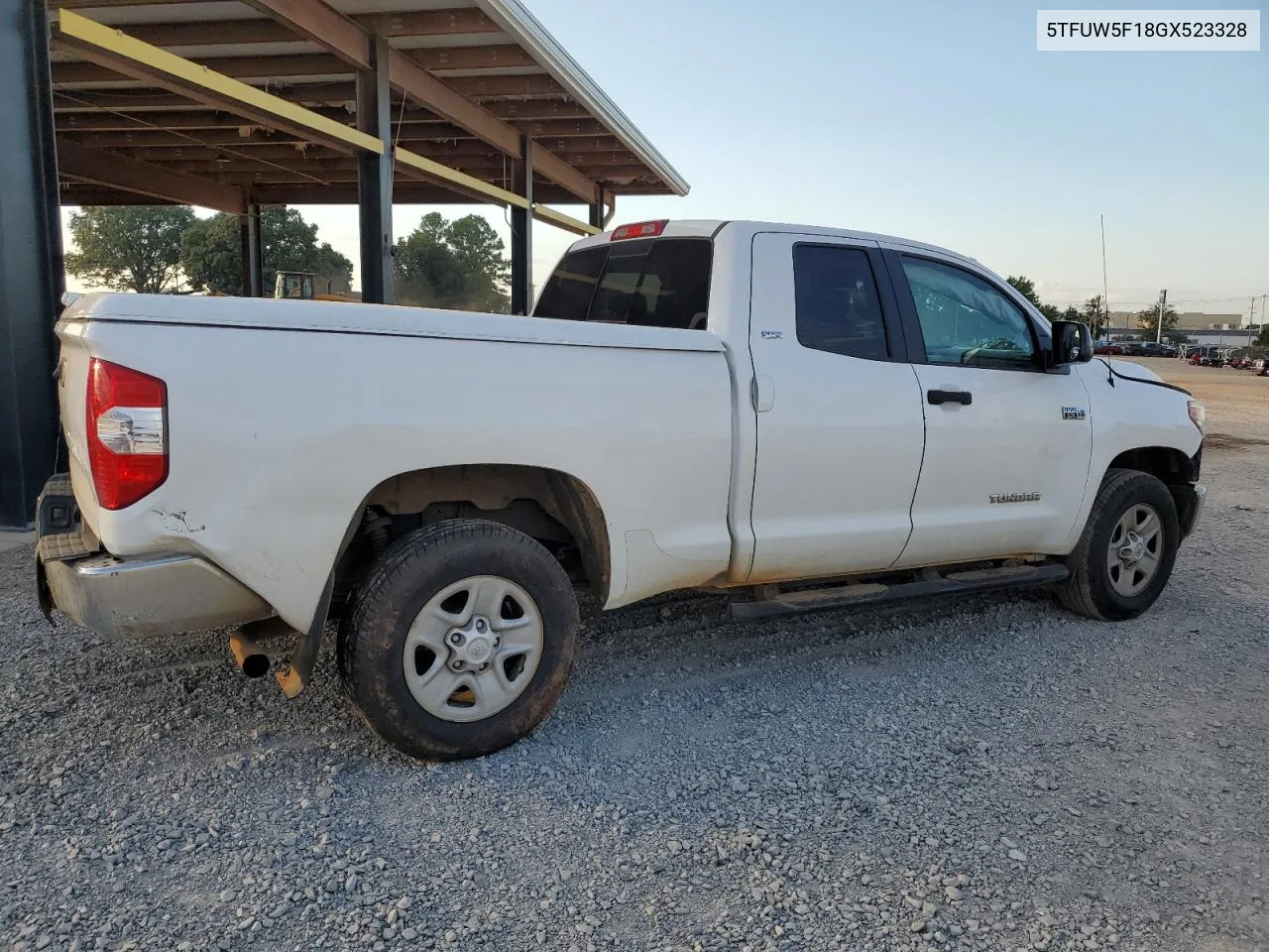 2016 Toyota Tundra Double Cab Sr VIN: 5TFUW5F18GX523328 Lot: 70480184