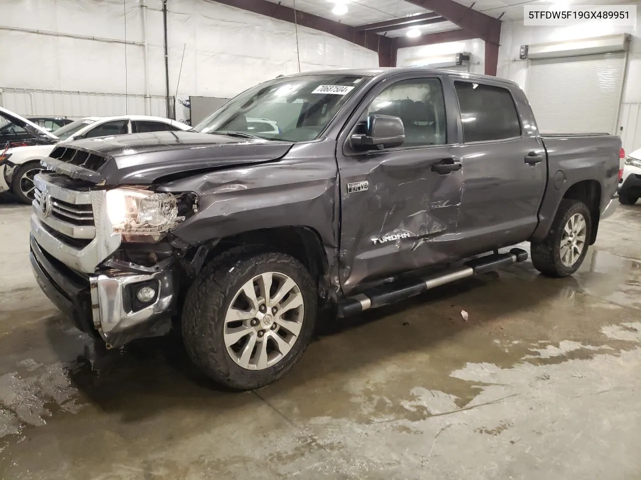 2016 Toyota Tundra Crewmax Sr5 VIN: 5TFDW5F19GX489951 Lot: 75498024