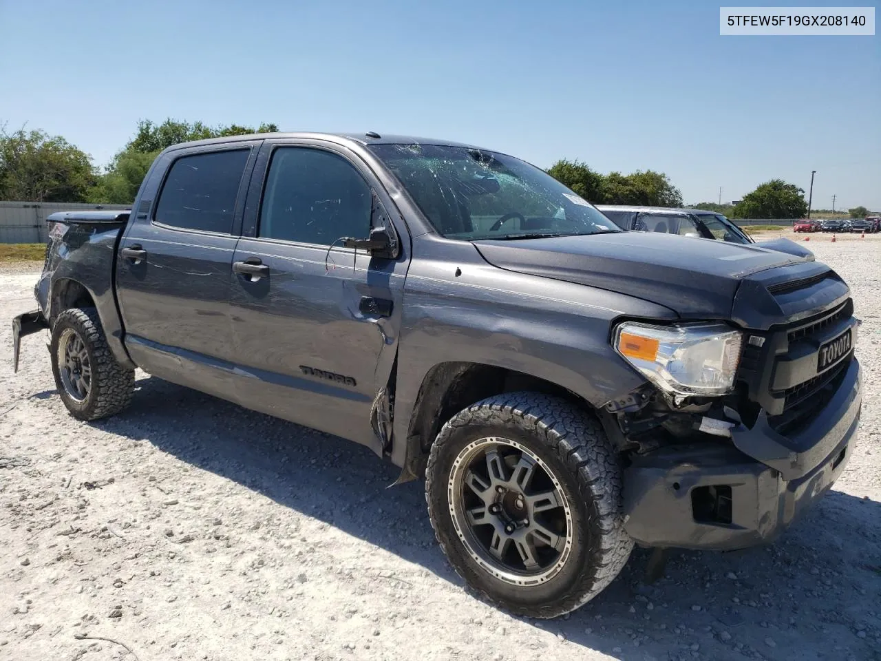 2016 Toyota Tundra Crewmax Sr5 VIN: 5TFEW5F19GX208140 Lot: 70712134