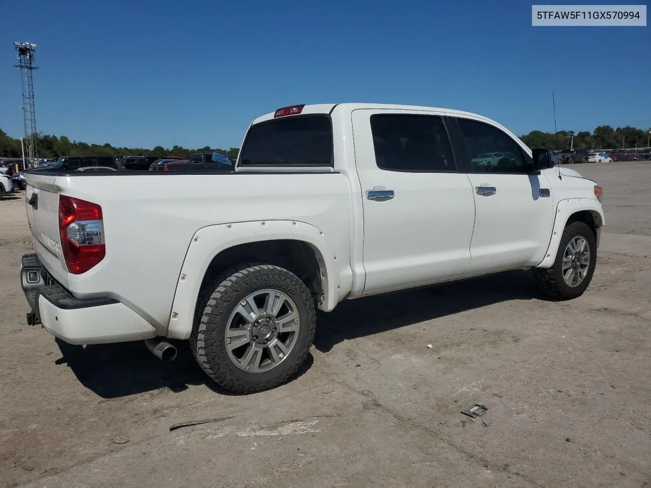 2016 Toyota Tundra Crewmax 1794 VIN: 5TFAW5F11GX570994 Lot: 71259634