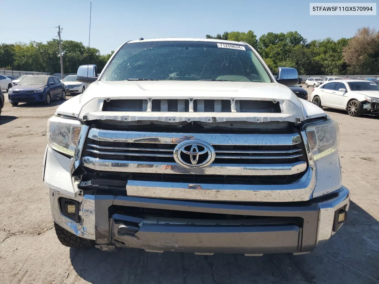 2016 Toyota Tundra Crewmax 1794 VIN: 5TFAW5F11GX570994 Lot: 71259634