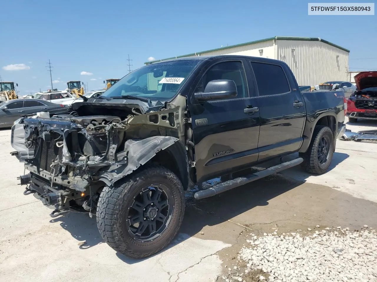 5TFDW5F15GX580943 2016 Toyota Tundra Crewmax Sr5