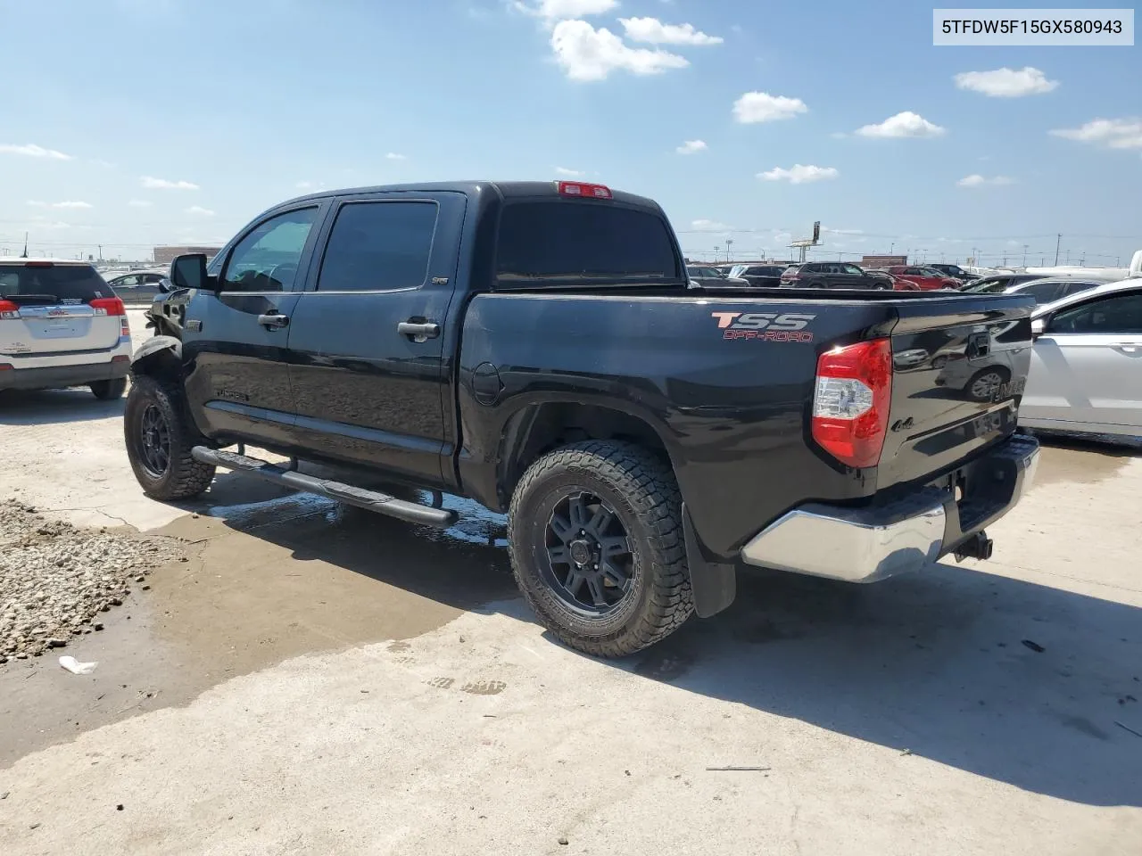 2016 Toyota Tundra Crewmax Sr5 VIN: 5TFDW5F15GX580943 Lot: 71485564