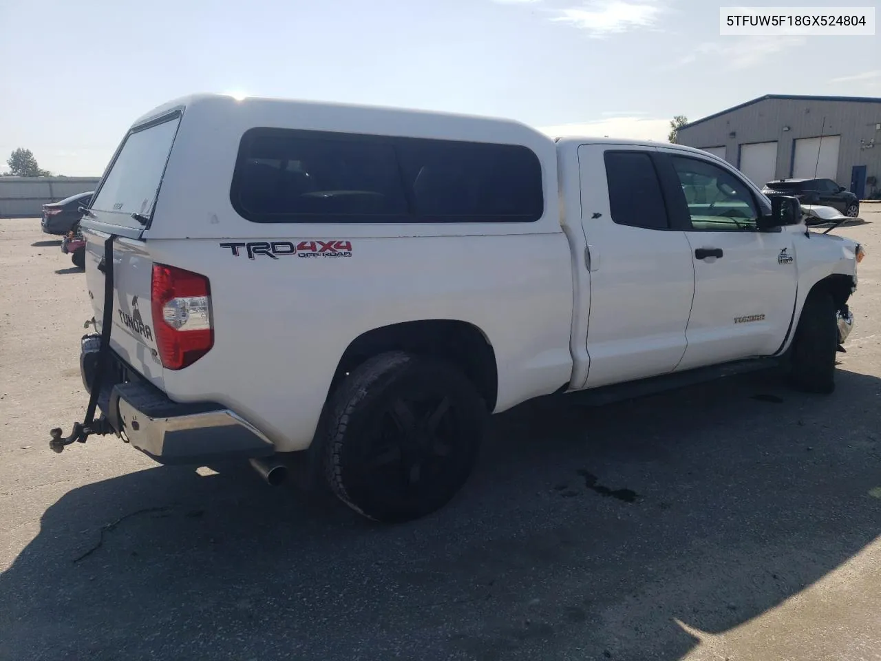 2016 Toyota Tundra Double Cab Sr VIN: 5TFUW5F18GX524804 Lot: 72137454