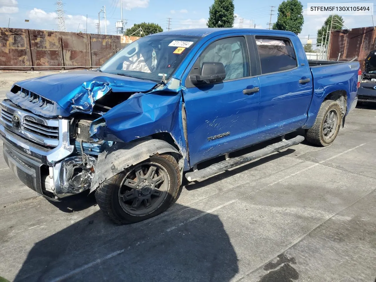 5TFEM5F13GX105494 2016 Toyota Tundra Crewmax Sr5