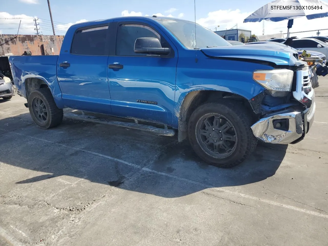 5TFEM5F13GX105494 2016 Toyota Tundra Crewmax Sr5