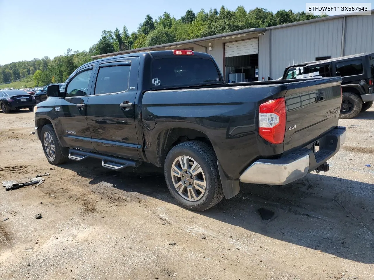 2016 Toyota Tundra Crewmax Sr5 VIN: 5TFDW5F11GX567543 Lot: 72227304