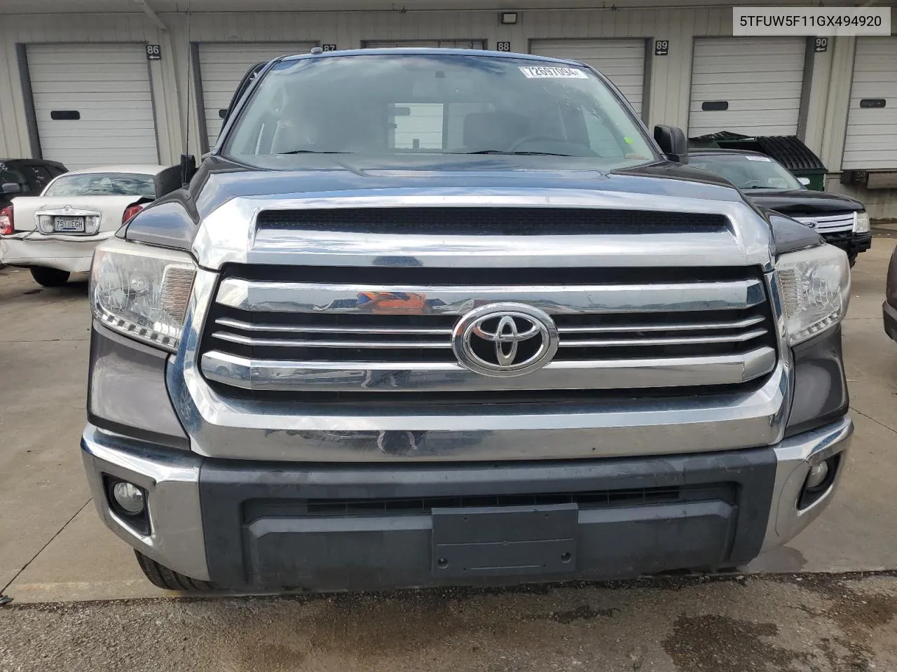 2016 Toyota Tundra Double Cab Sr VIN: 5TFUW5F11GX494920 Lot: 72697094