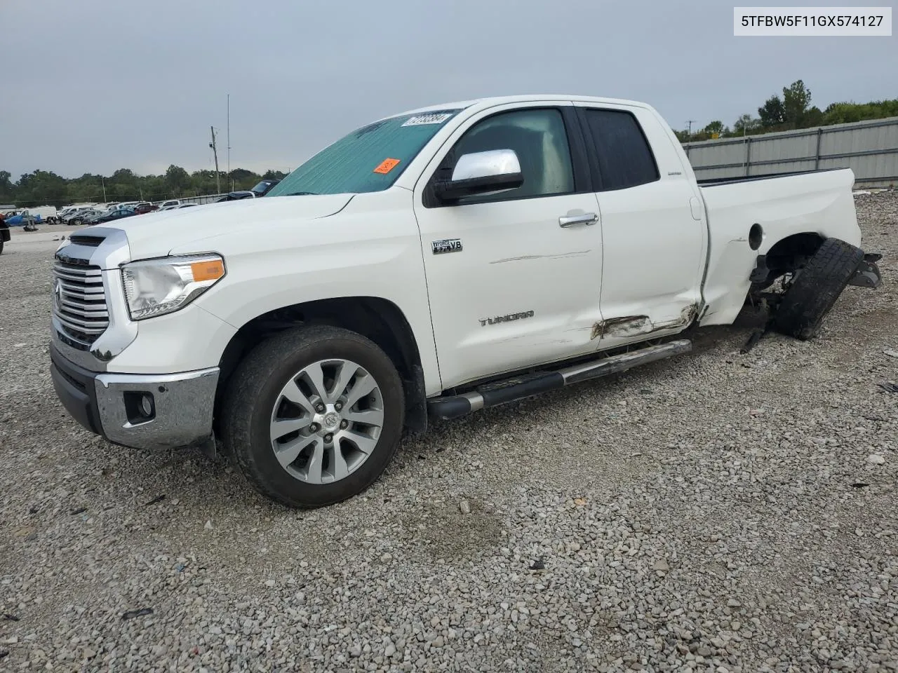 2016 Toyota Tundra Double Cab Limited VIN: 5TFBW5F11GX574127 Lot: 72732384