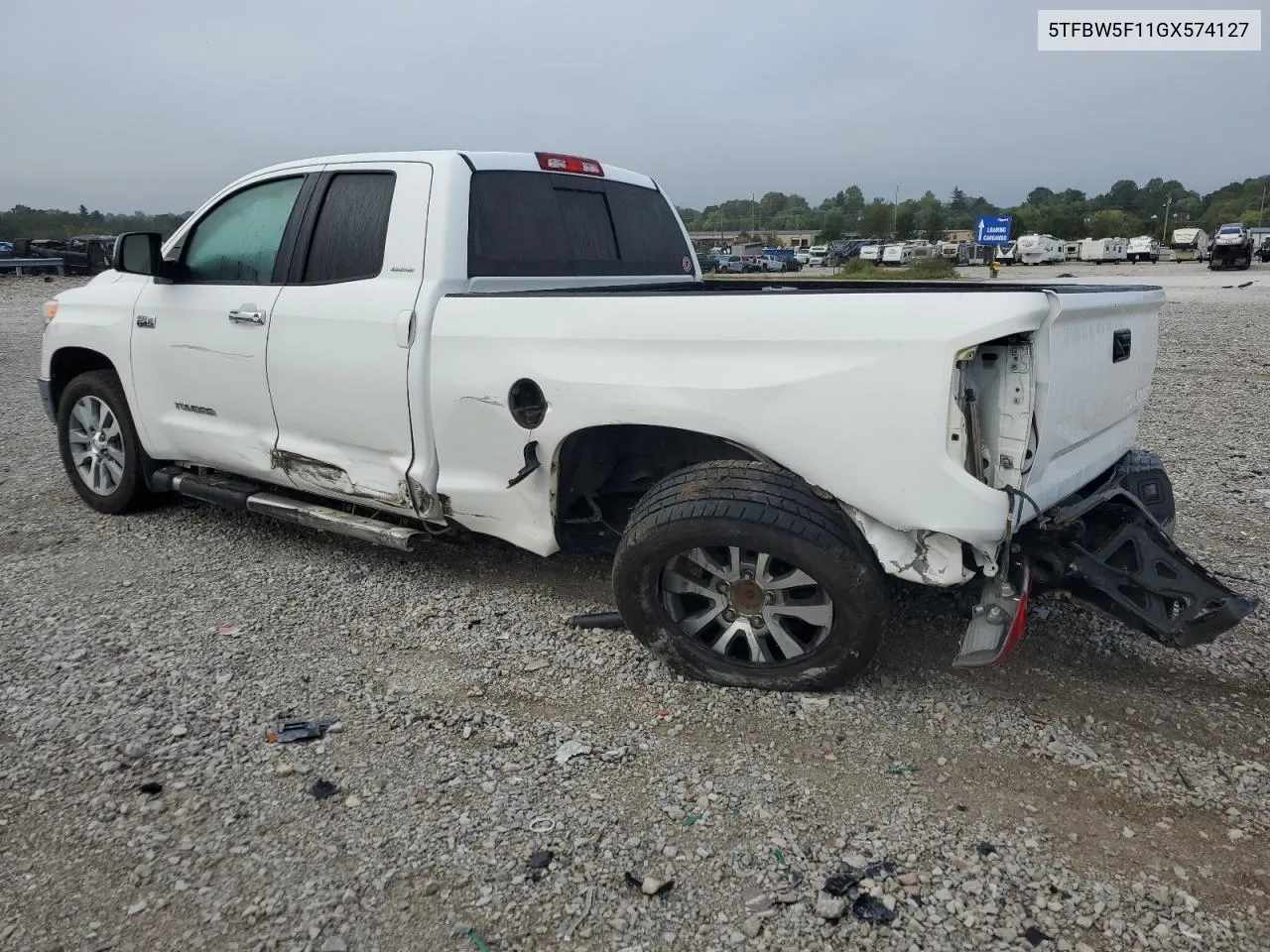 2016 Toyota Tundra Double Cab Limited VIN: 5TFBW5F11GX574127 Lot: 72732384