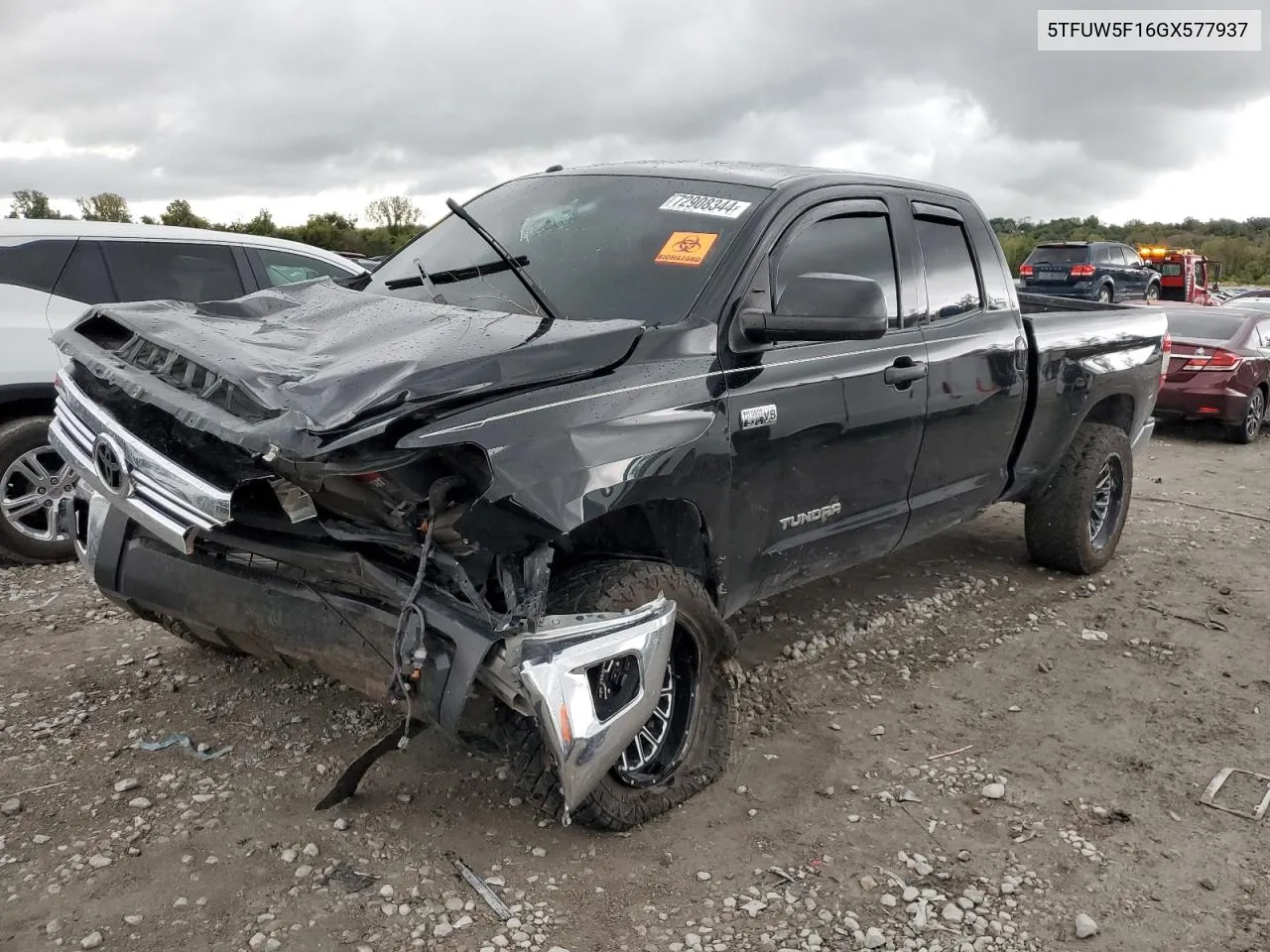 5TFUW5F16GX577937 2016 Toyota Tundra Double Cab Sr