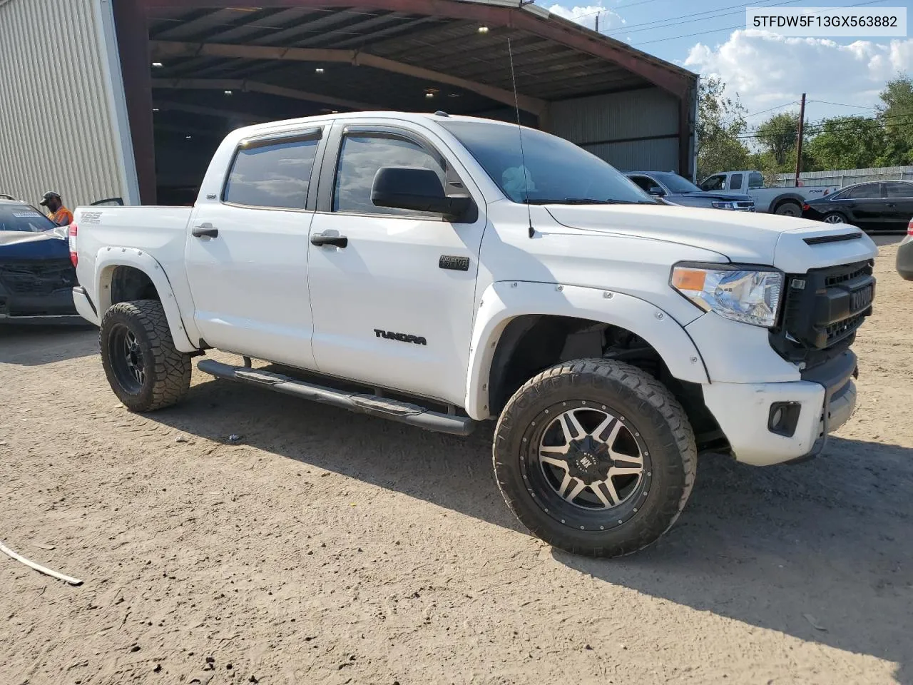 2016 Toyota Tundra Crewmax Sr5 VIN: 5TFDW5F13GX563882 Lot: 73215594