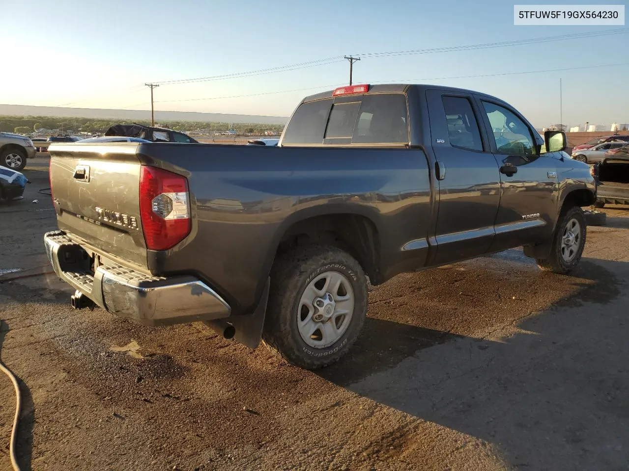 2016 Toyota Tundra Double Cab Sr VIN: 5TFUW5F19GX564230 Lot: 73341764