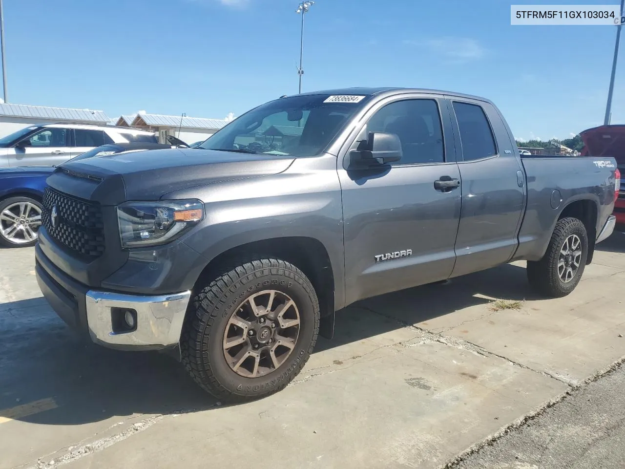 5TFRM5F11GX103034 2016 Toyota Tundra Double Cab Sr