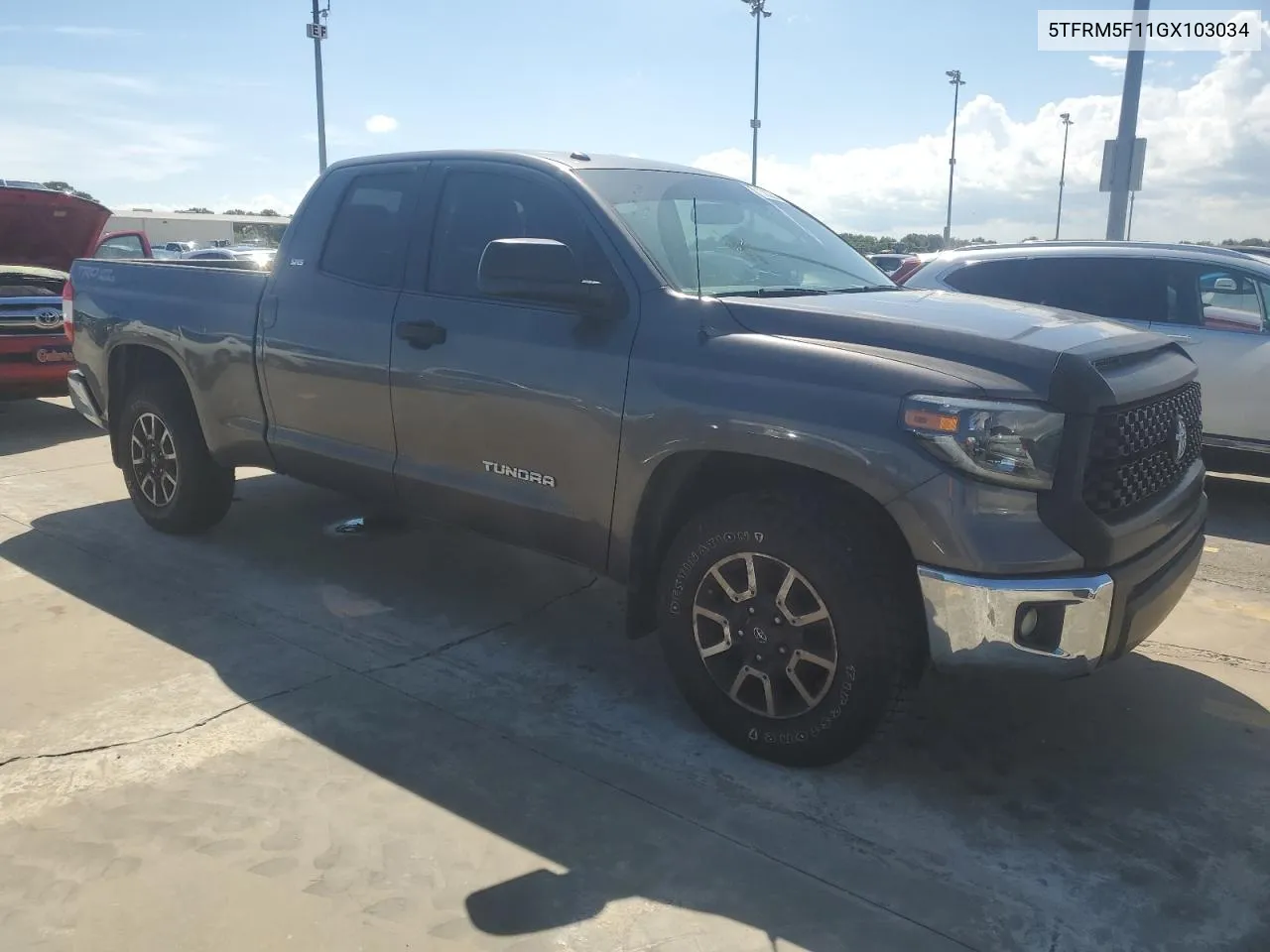 2016 Toyota Tundra Double Cab Sr VIN: 5TFRM5F11GX103034 Lot: 73836684