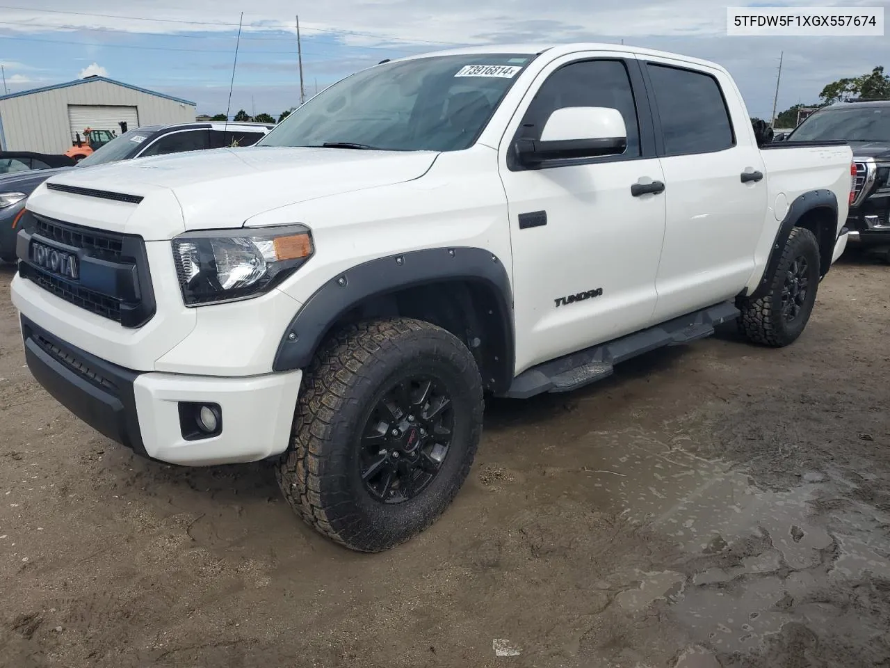 5TFDW5F1XGX557674 2016 Toyota Tundra Crewmax Sr5