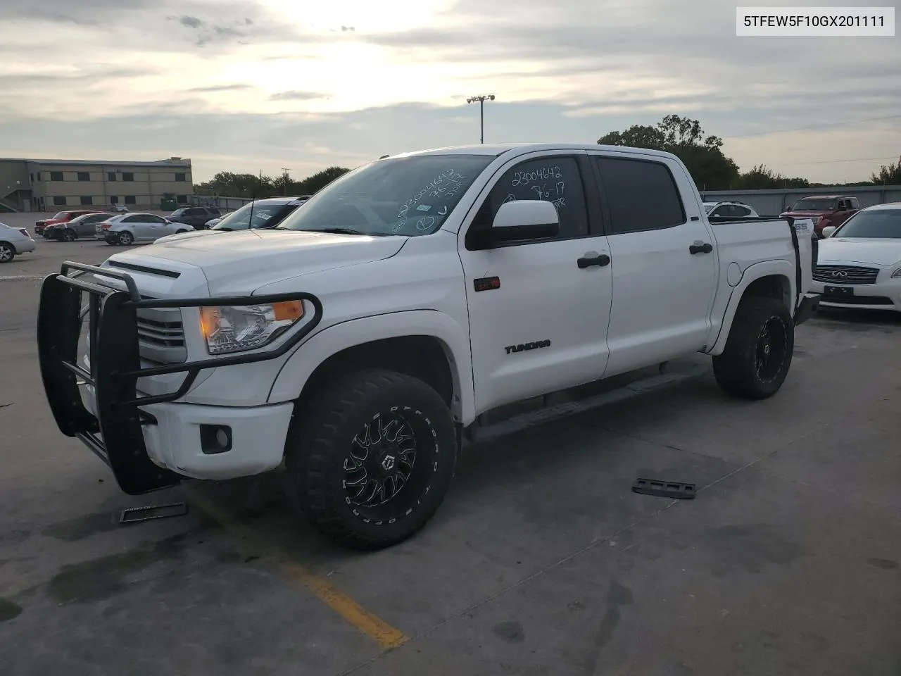 2016 Toyota Tundra Crewmax Sr5 VIN: 5TFEW5F10GX201111 Lot: 74198434