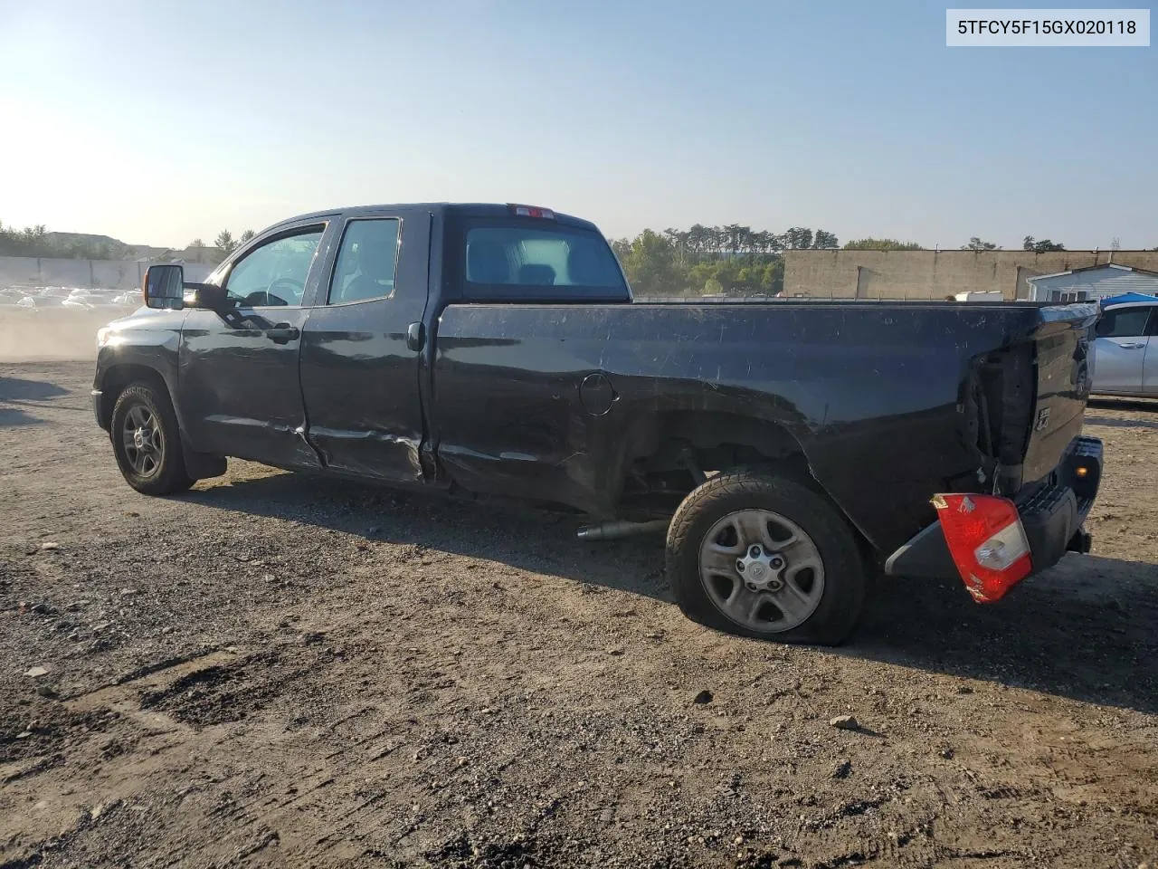 5TFCY5F15GX020118 2016 Toyota Tundra Double Cab Sr