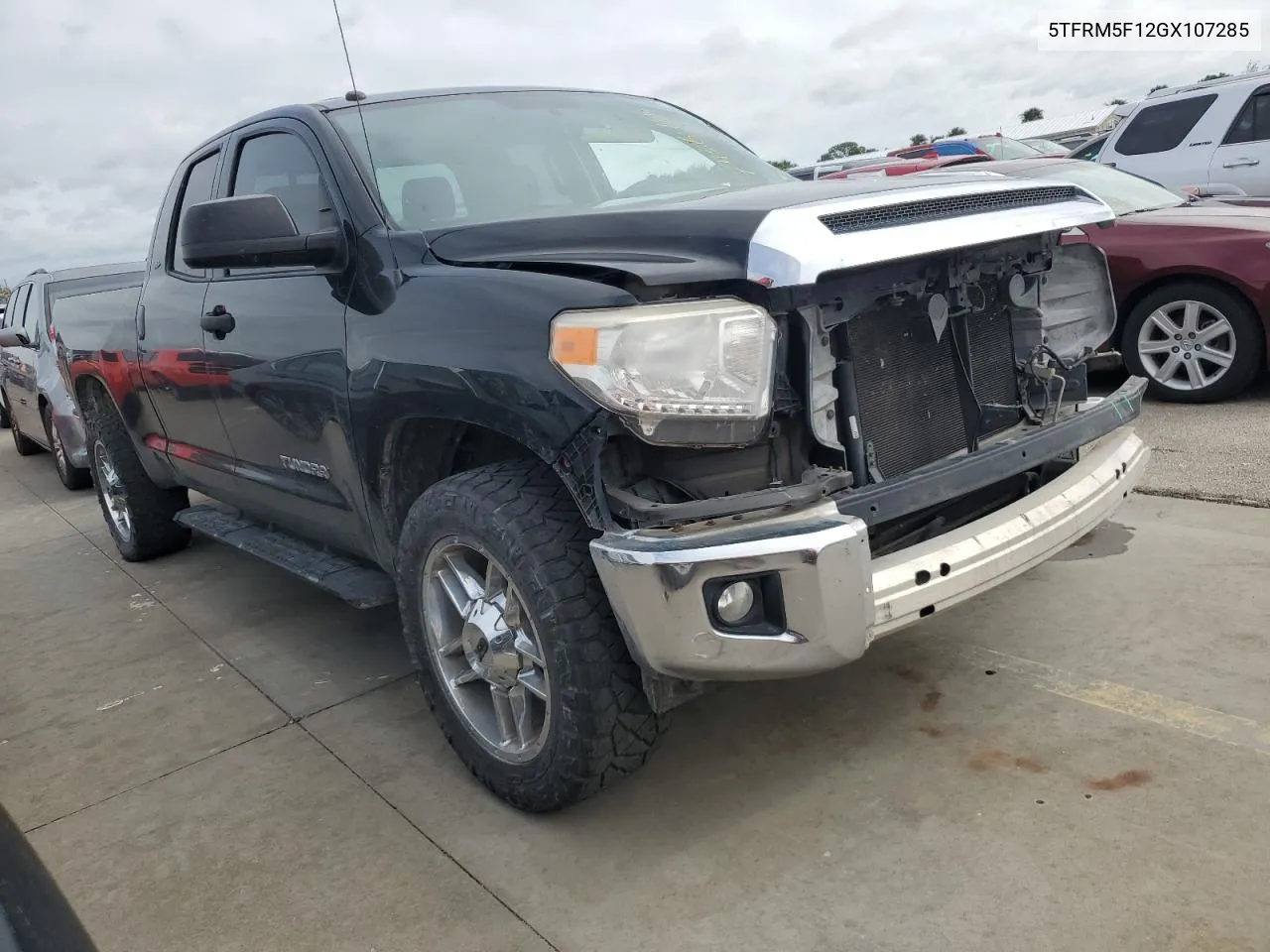 2016 Toyota Tundra Double Cab Sr VIN: 5TFRM5F12GX107285 Lot: 74564614