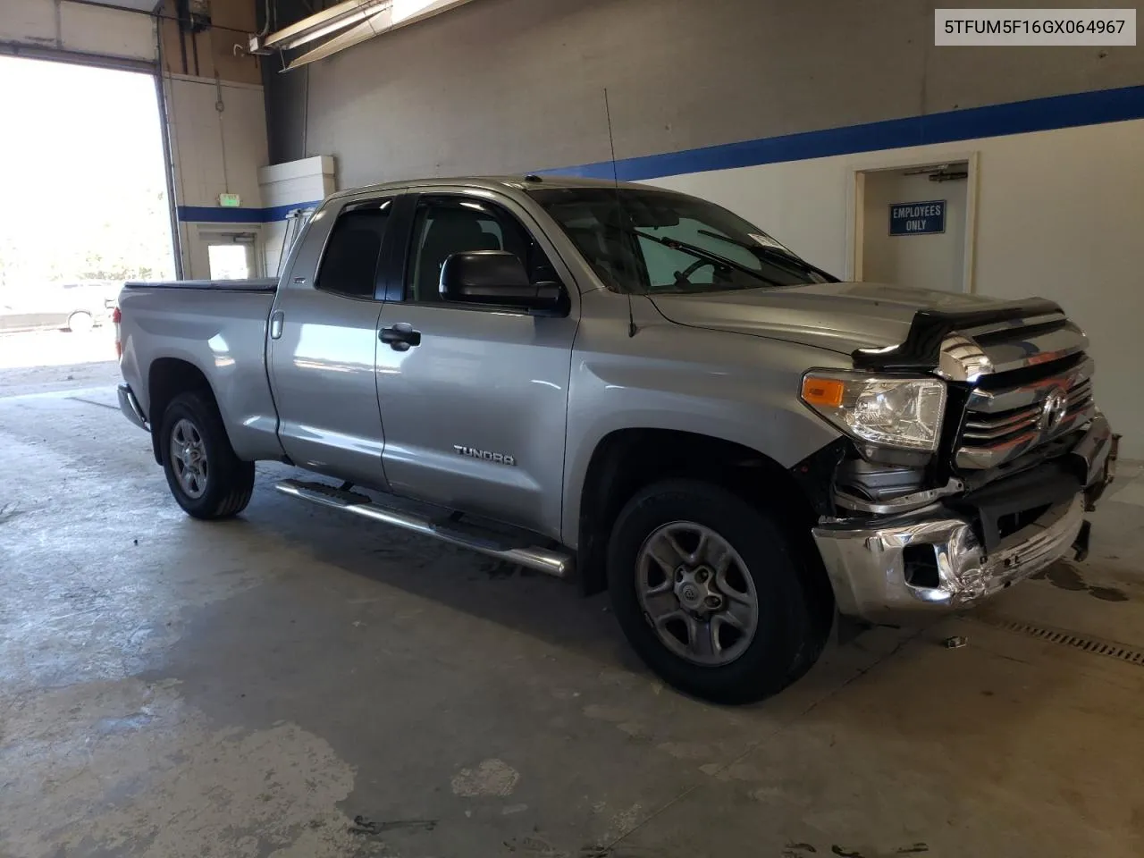 2016 Toyota Tundra Double Cab Sr VIN: 5TFUM5F16GX064967 Lot: 74778094