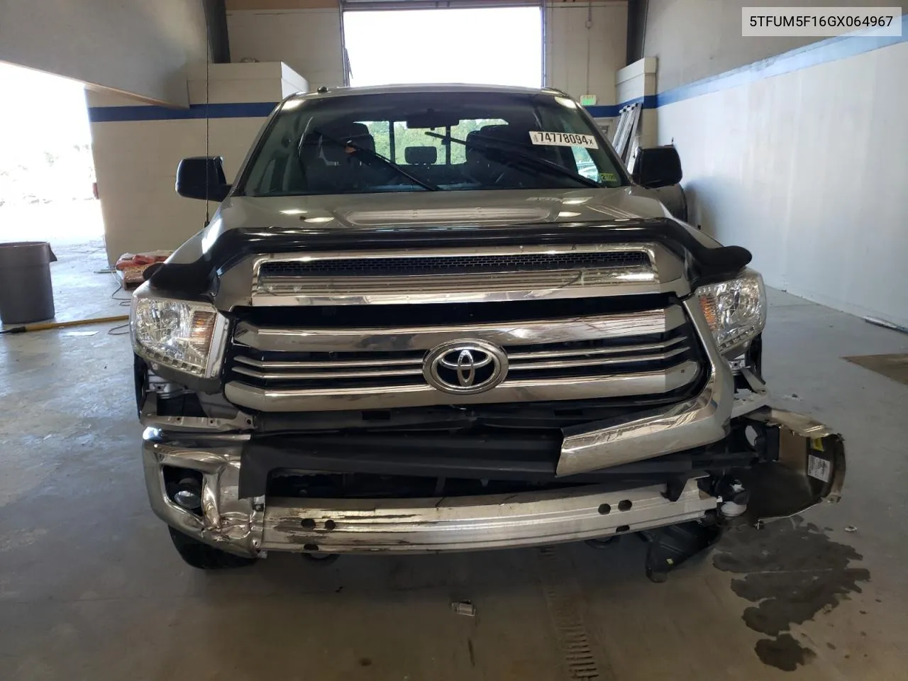 2016 Toyota Tundra Double Cab Sr VIN: 5TFUM5F16GX064967 Lot: 74778094