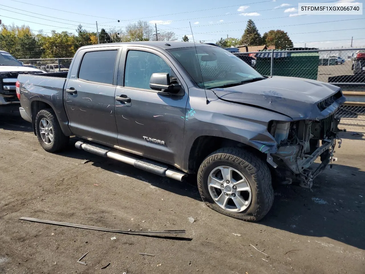 2016 Toyota Tundra Crewmax Sr5 VIN: 5TFDM5F1XGX066740 Lot: 74838224