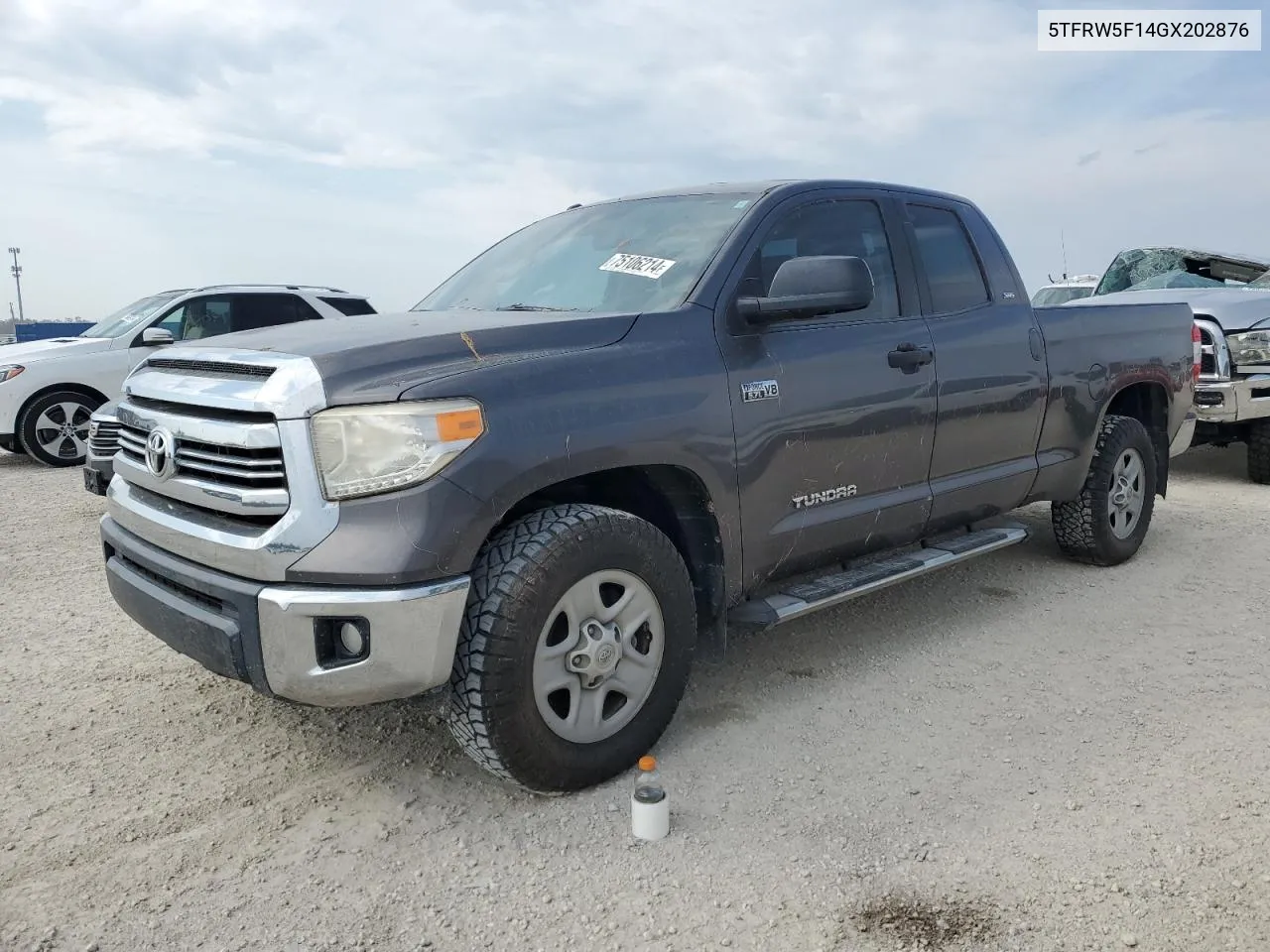 5TFRW5F14GX202876 2016 Toyota Tundra Double Cab Sr