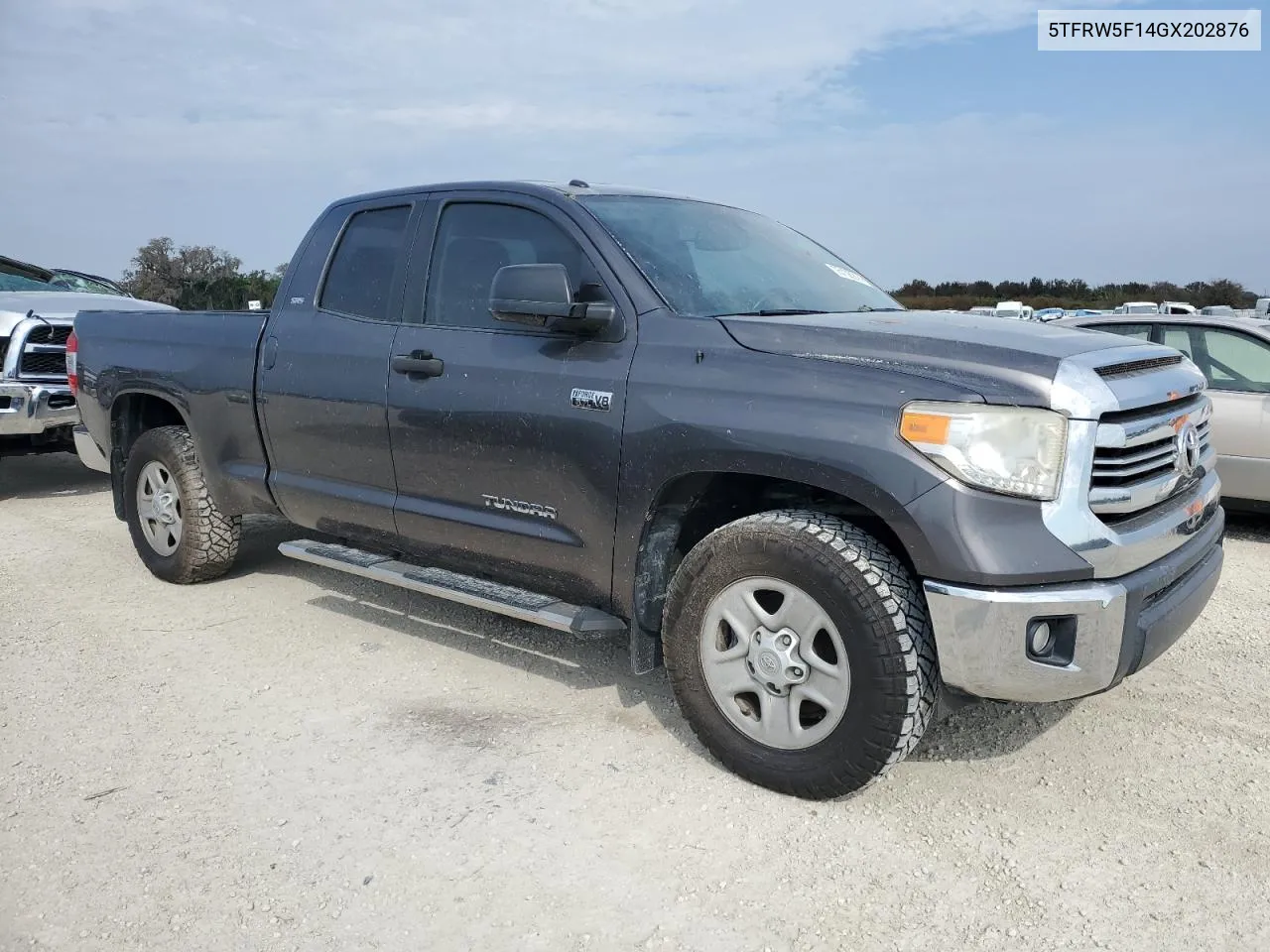 2016 Toyota Tundra Double Cab Sr VIN: 5TFRW5F14GX202876 Lot: 75106214