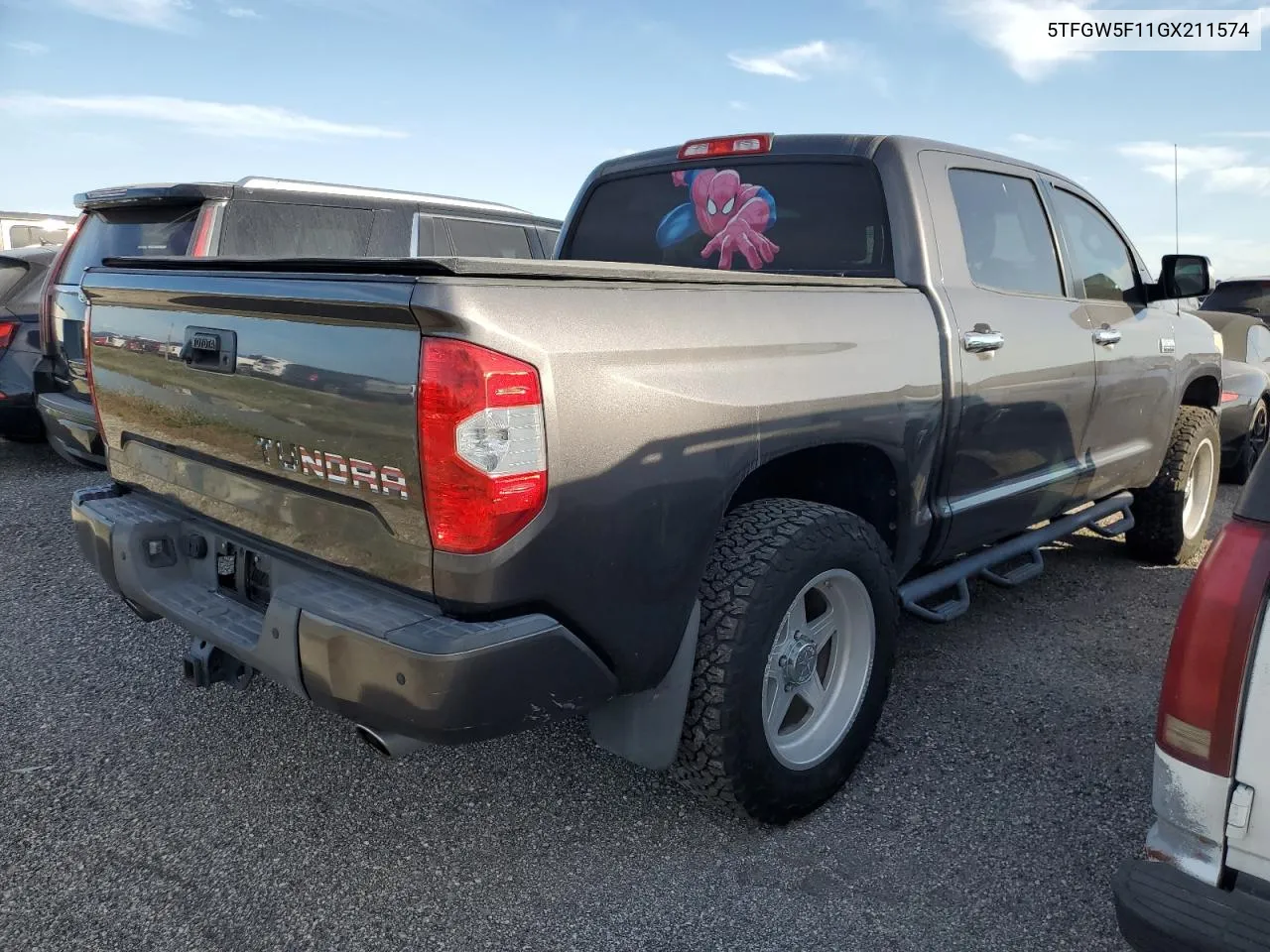 2016 Toyota Tundra Crewmax 1794 VIN: 5TFGW5F11GX211574 Lot: 75138854