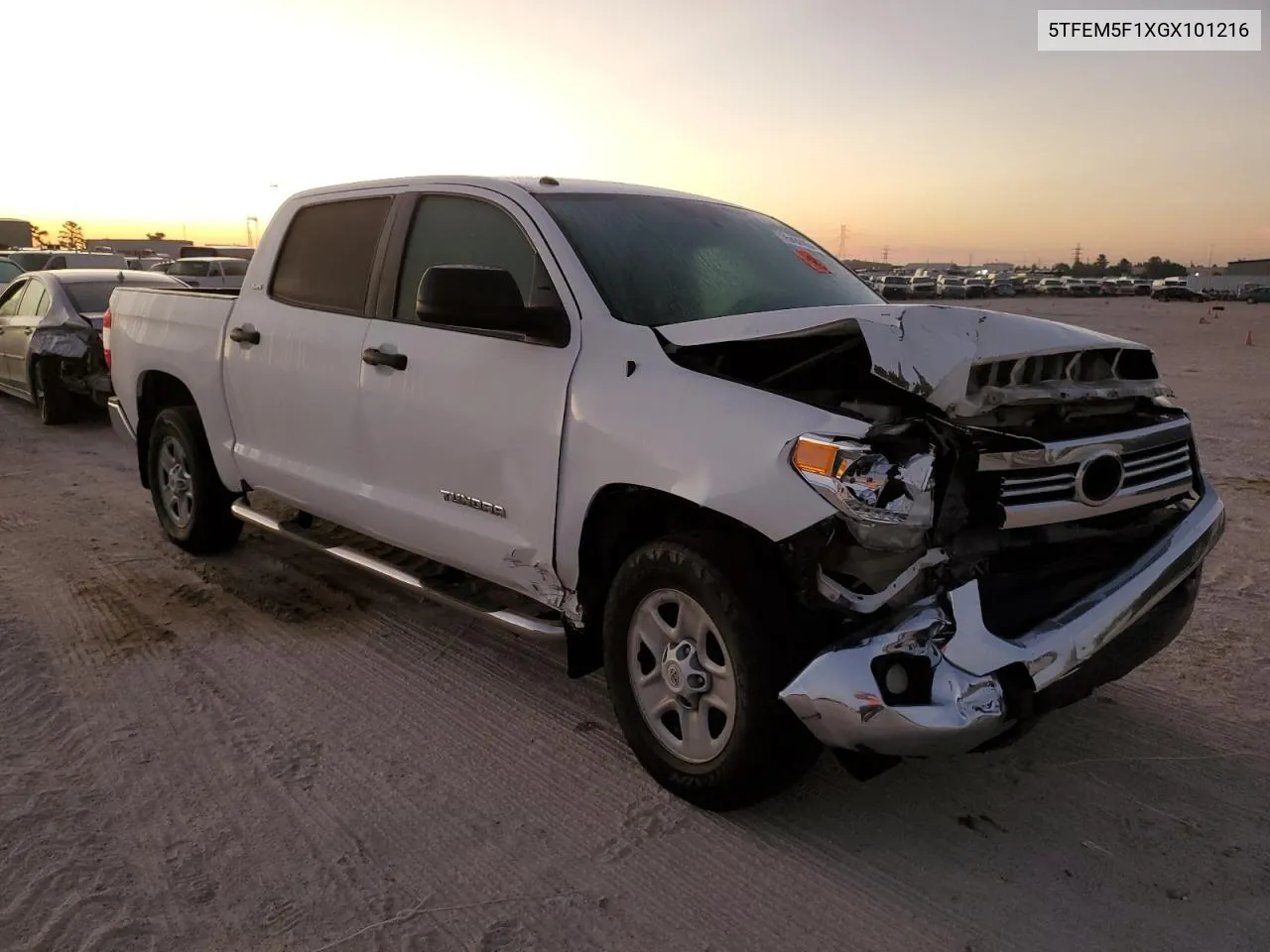 2016 Toyota Tundra Crewmax Sr5 VIN: 5TFEM5F1XGX101216 Lot: 75488854