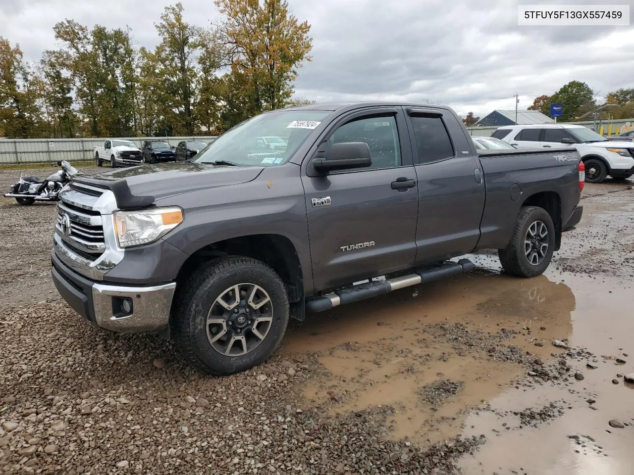 2016 Toyota Tundra Double Cab Sr VIN: 5TFUY5F13GX557459 Lot: 75597924