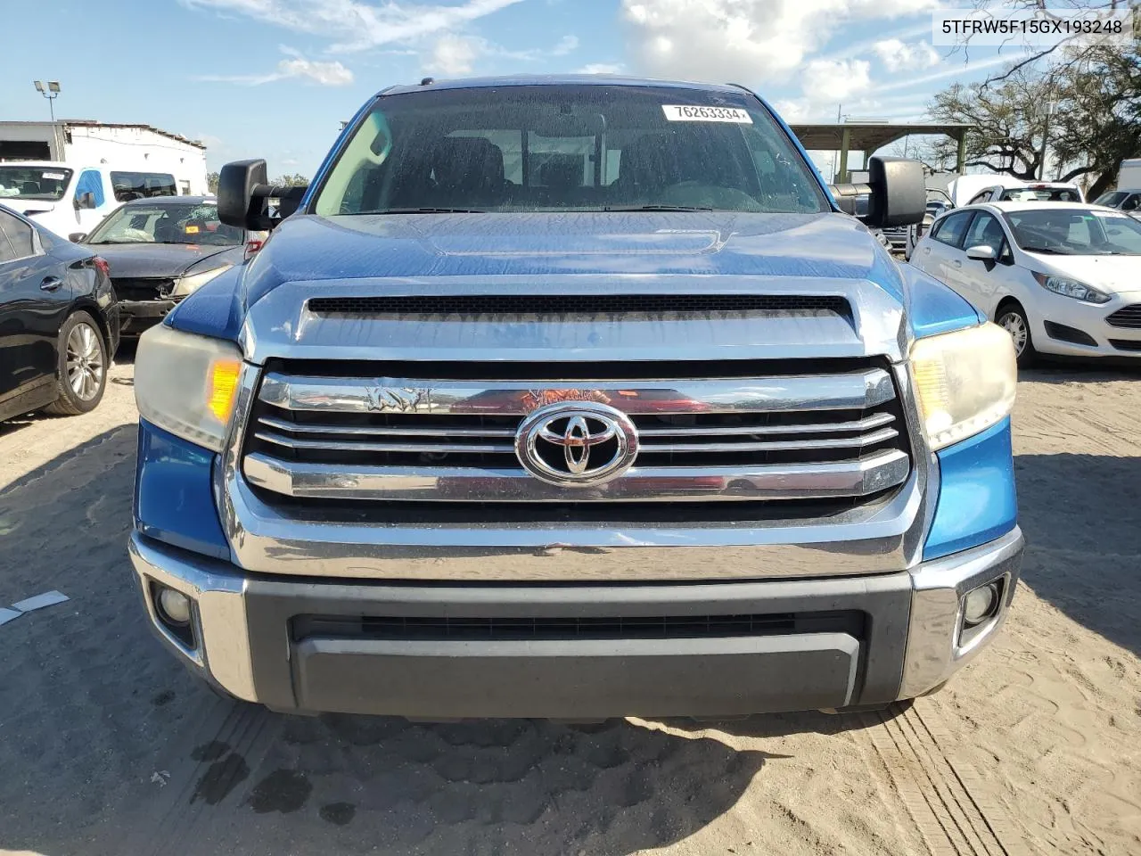 2016 Toyota Tundra Double Cab Sr VIN: 5TFRW5F15GX193248 Lot: 76263334