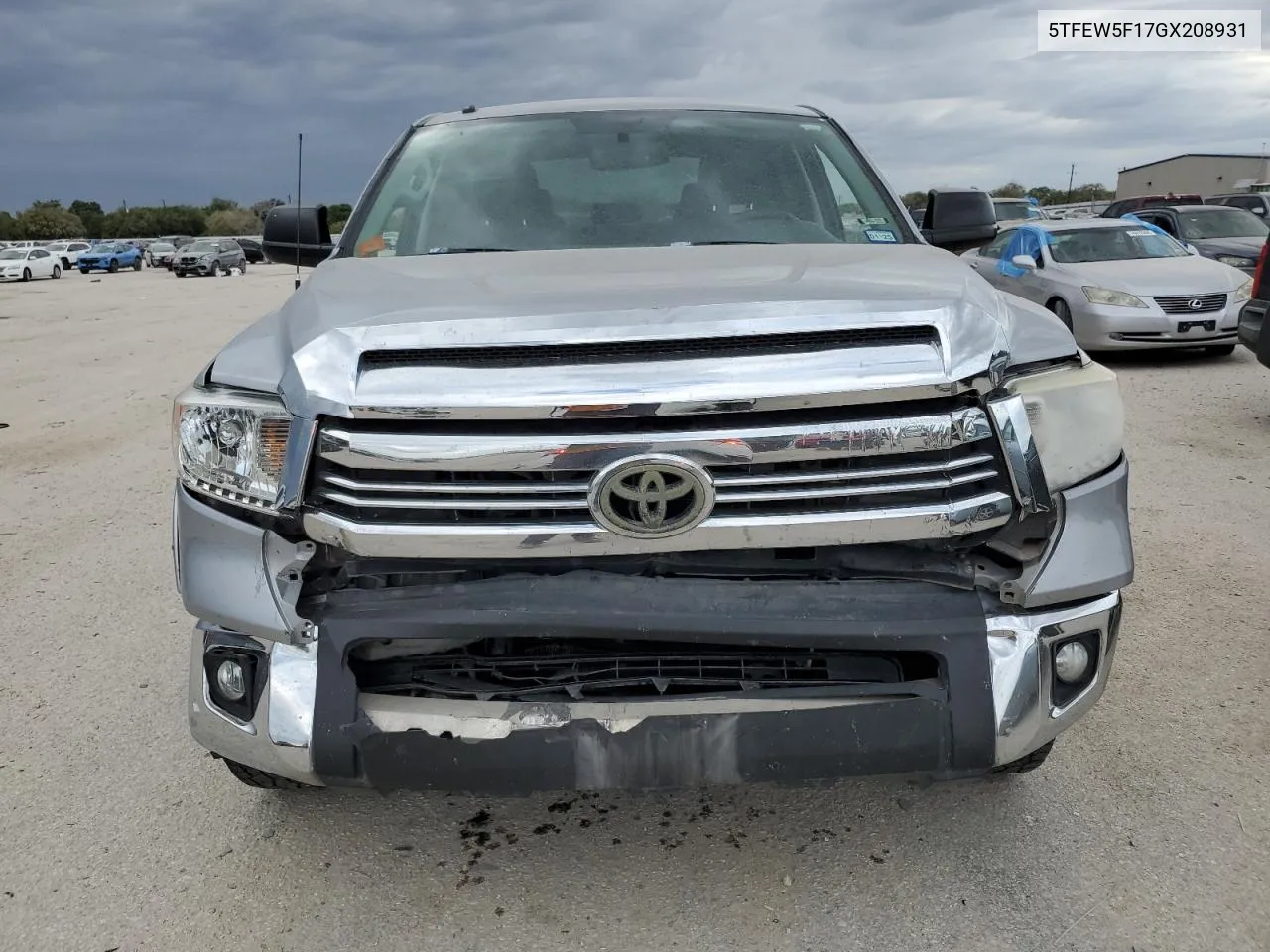 2016 Toyota Tundra Crewmax Sr5 VIN: 5TFEW5F17GX208931 Lot: 76302164