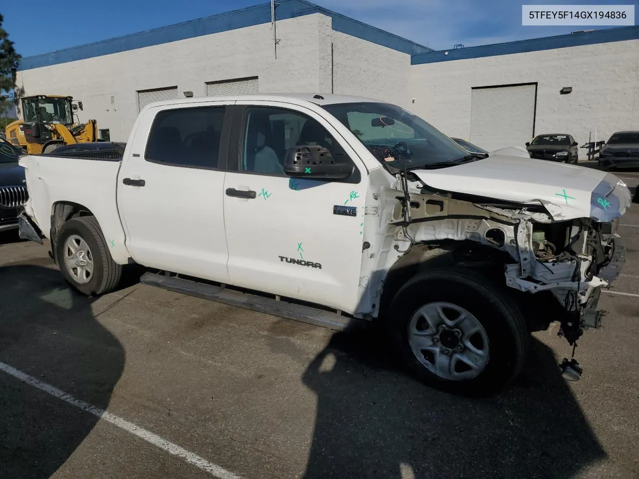 5TFEY5F14GX194836 2016 Toyota Tundra Crewmax Sr5