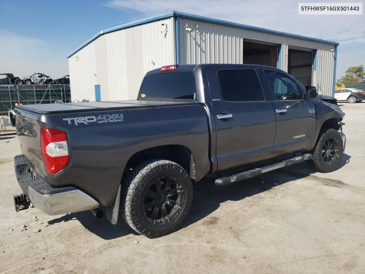 2016 Toyota Tundra Crewmax Limited VIN: 5TFHW5F16GX501443 Lot: 77225294