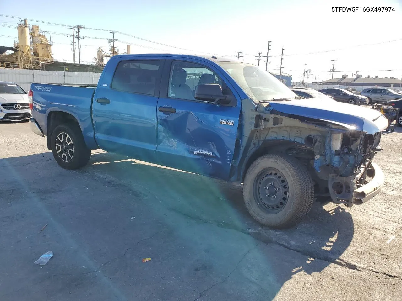 2016 Toyota Tundra Crewmax Sr5 VIN: 5TFDW5F16GX497974 Lot: 77440394