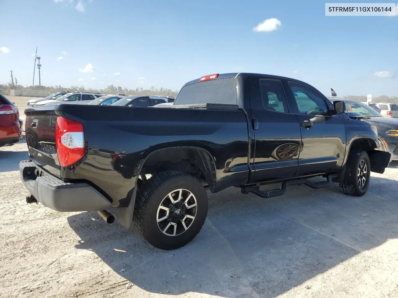 2016 Toyota Tundra Double Cab Sr VIN: 5TFRM5F11GX106144 Lot: 77440704