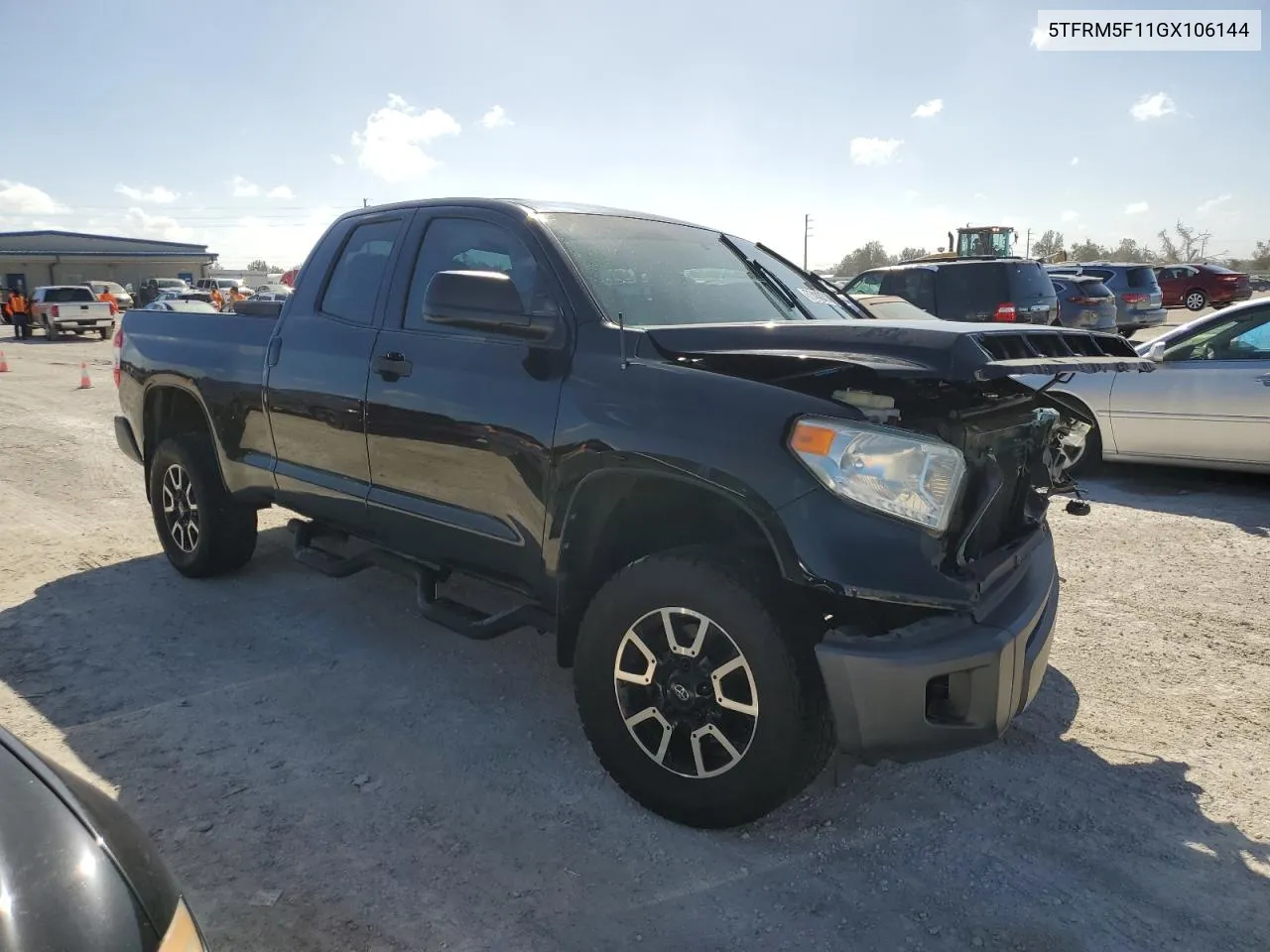 2016 Toyota Tundra Double Cab Sr VIN: 5TFRM5F11GX106144 Lot: 77440704