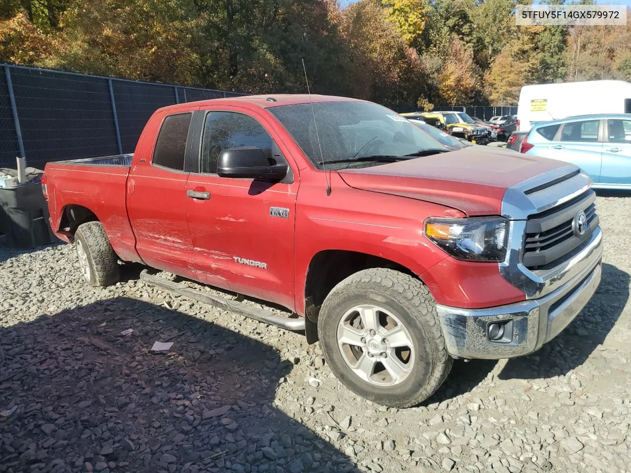 2016 Toyota Tundra Double Cab Sr VIN: 5TFUY5F14GX579972 Lot: 78010134