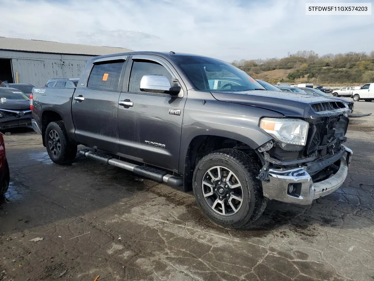 2016 Toyota Tundra Crewmax Sr5 VIN: 5TFDW5F11GX574203 Lot: 78448824