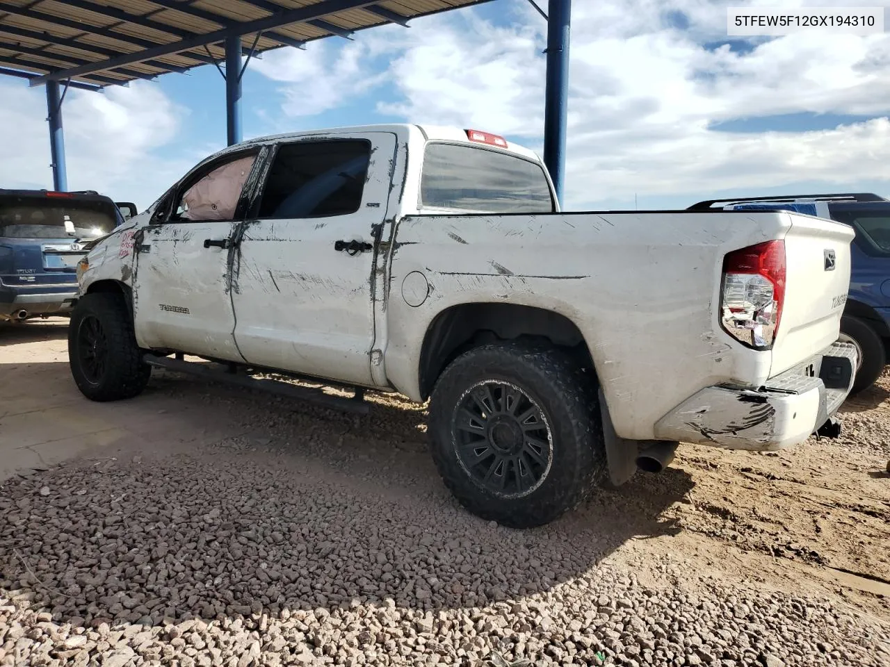 2016 Toyota Tundra Crewmax Sr5 VIN: 5TFEW5F12GX194310 Lot: 78489764