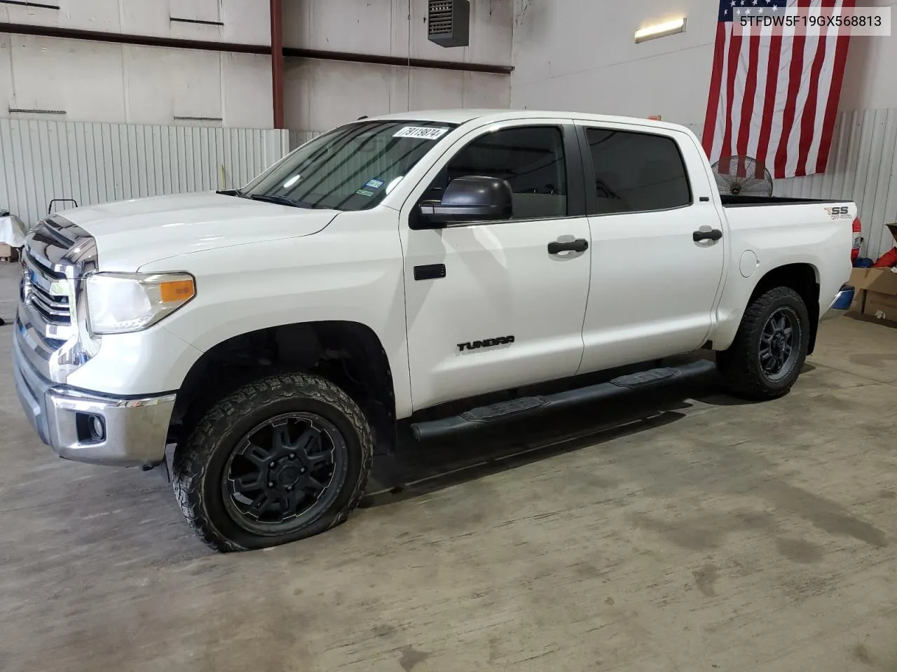 5TFDW5F19GX568813 2016 Toyota Tundra Crewmax Sr5