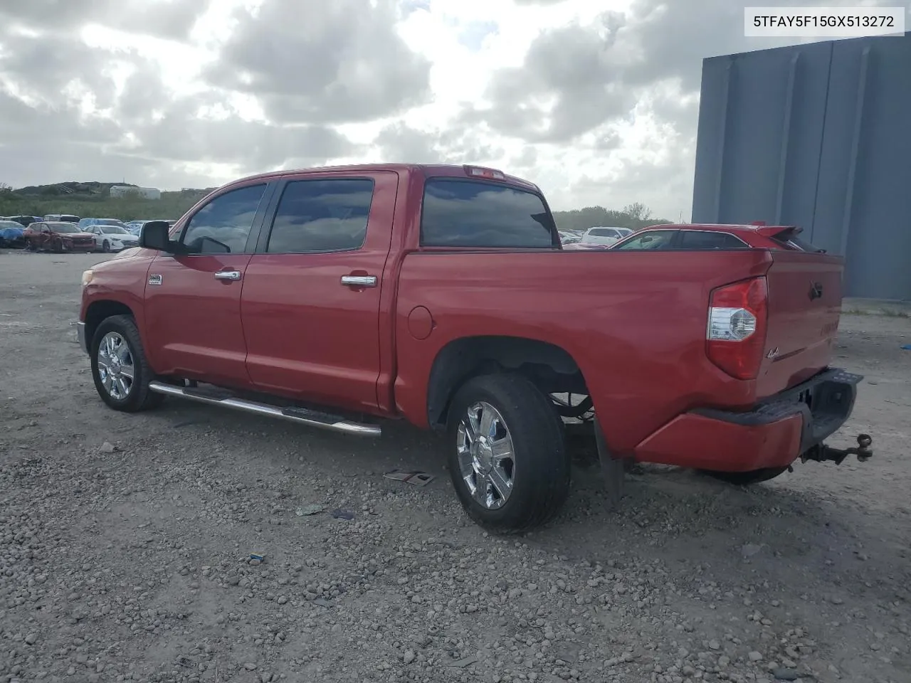 2016 Toyota Tundra Crewmax 1794 VIN: 5TFAY5F15GX513272 Lot: 79259894