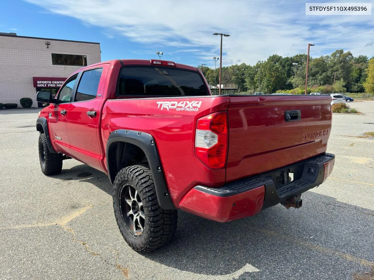 2016 Toyota Tundra Crewmax Sr5 VIN: 5TFDY5F11GX495396 Lot: 79326054