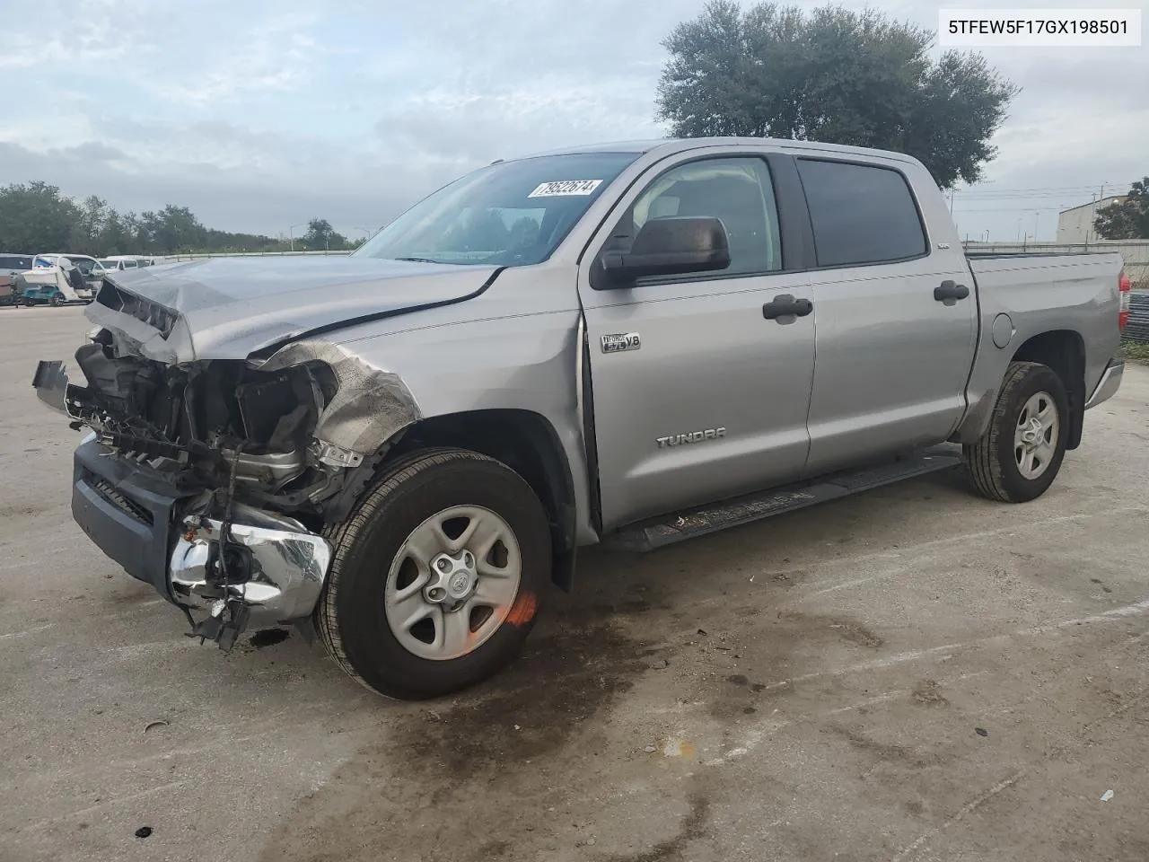 2016 Toyota Tundra Crewmax Sr5 VIN: 5TFEW5F17GX198501 Lot: 79522674