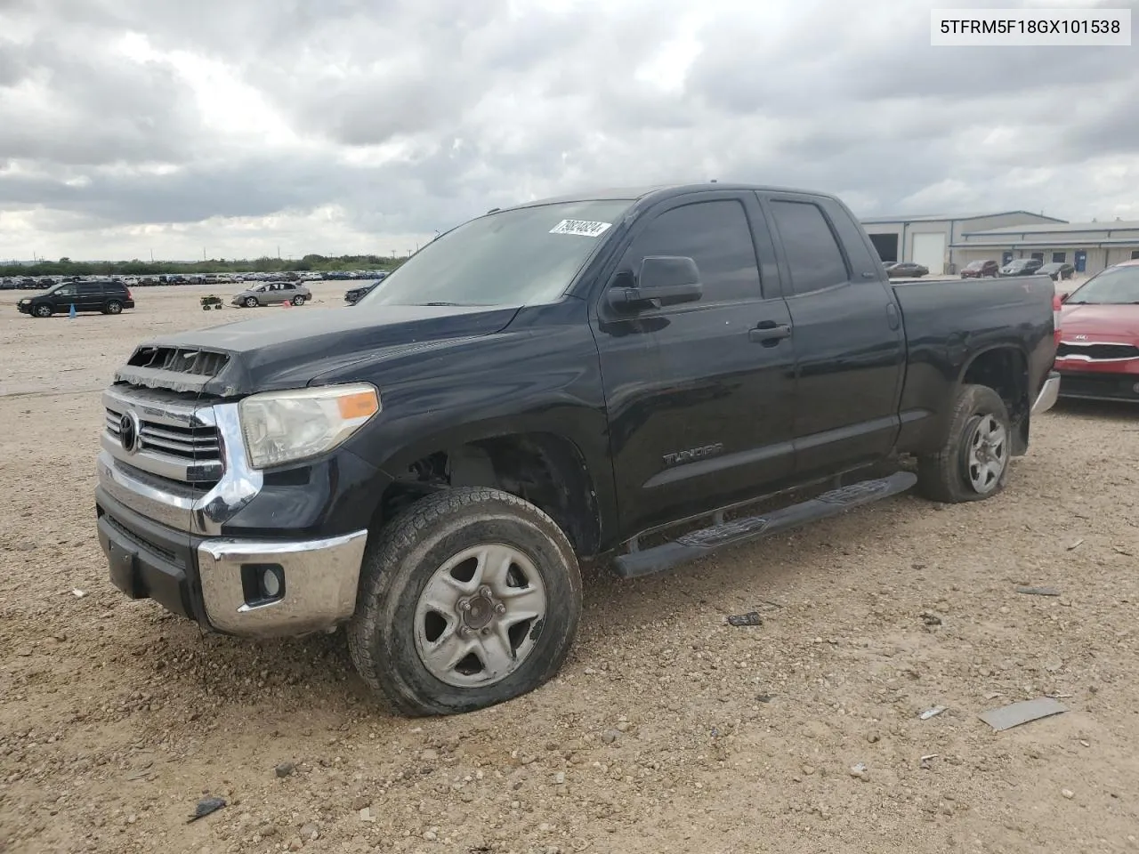 2016 Toyota Tundra Double Cab Sr VIN: 5TFRM5F18GX101538 Lot: 79824824