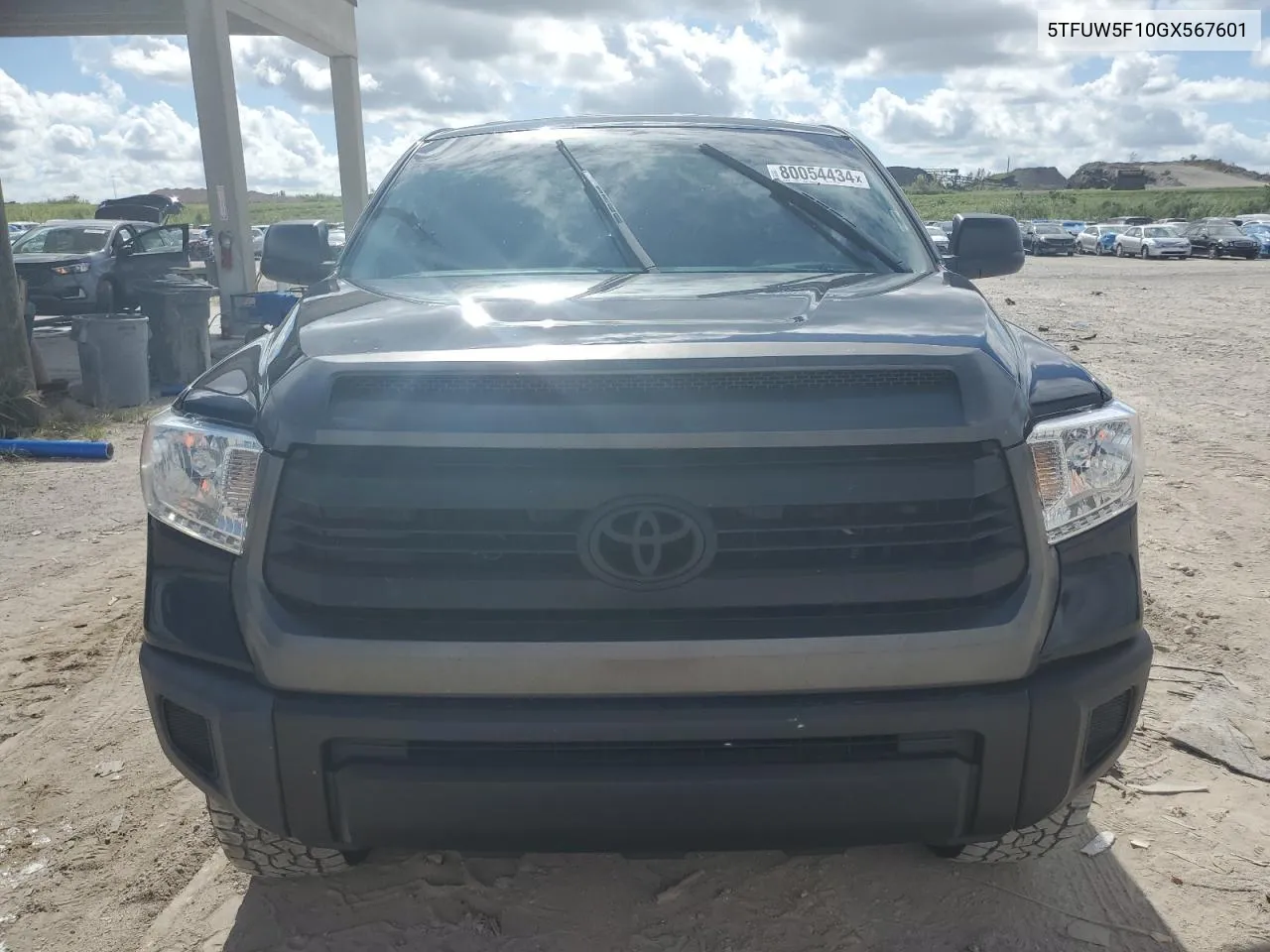 2016 Toyota Tundra Double Cab Sr VIN: 5TFUW5F10GX567601 Lot: 80054434