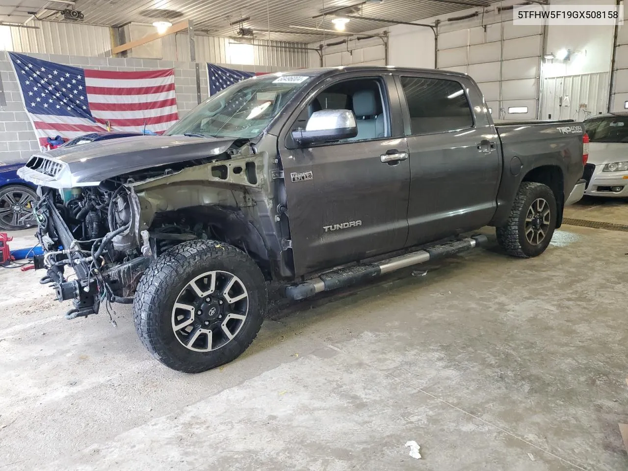 2016 Toyota Tundra Crewmax Limited VIN: 5TFHW5F19GX508158 Lot: 80496004