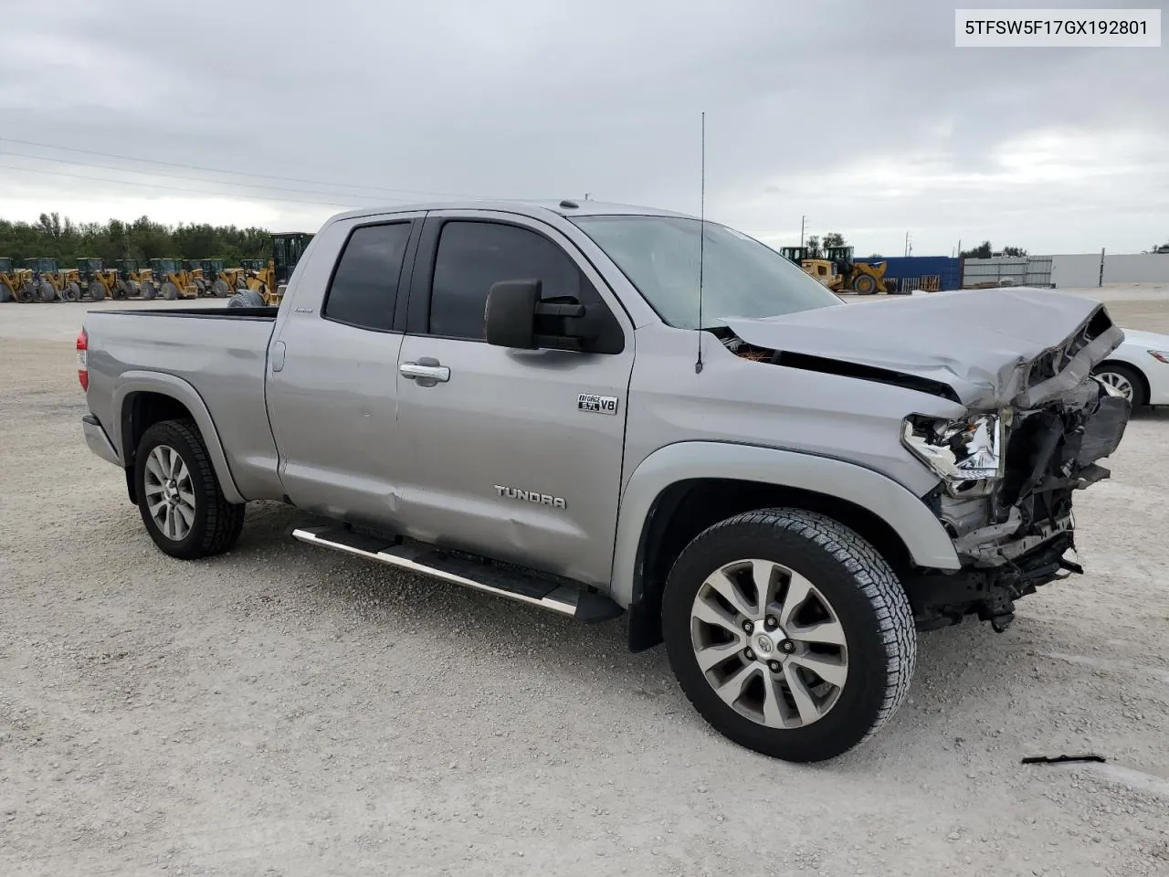 2016 Toyota Tundra Double Cab Limited VIN: 5TFSW5F17GX192801 Lot: 80797754