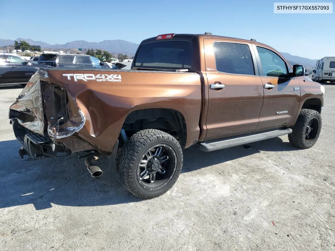 2016 Toyota Tundra Crewmax Limited VIN: 5TFHY5F17GX557093 Lot: 81341484